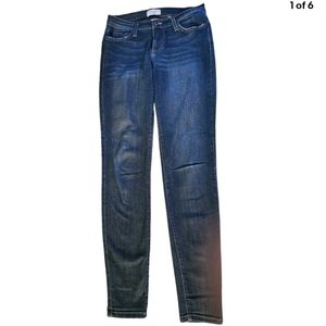 Judy Blue Women's Sz 3/26 Skinny 8390 Distressed Stretch Denim Blue Jeans